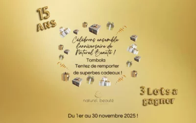 Une tombola et une réduction de -10% sur tout l’institut Naturel Beauté !
